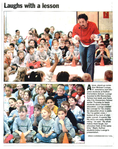 Charleston Daily Mail. Laughs with a lesson